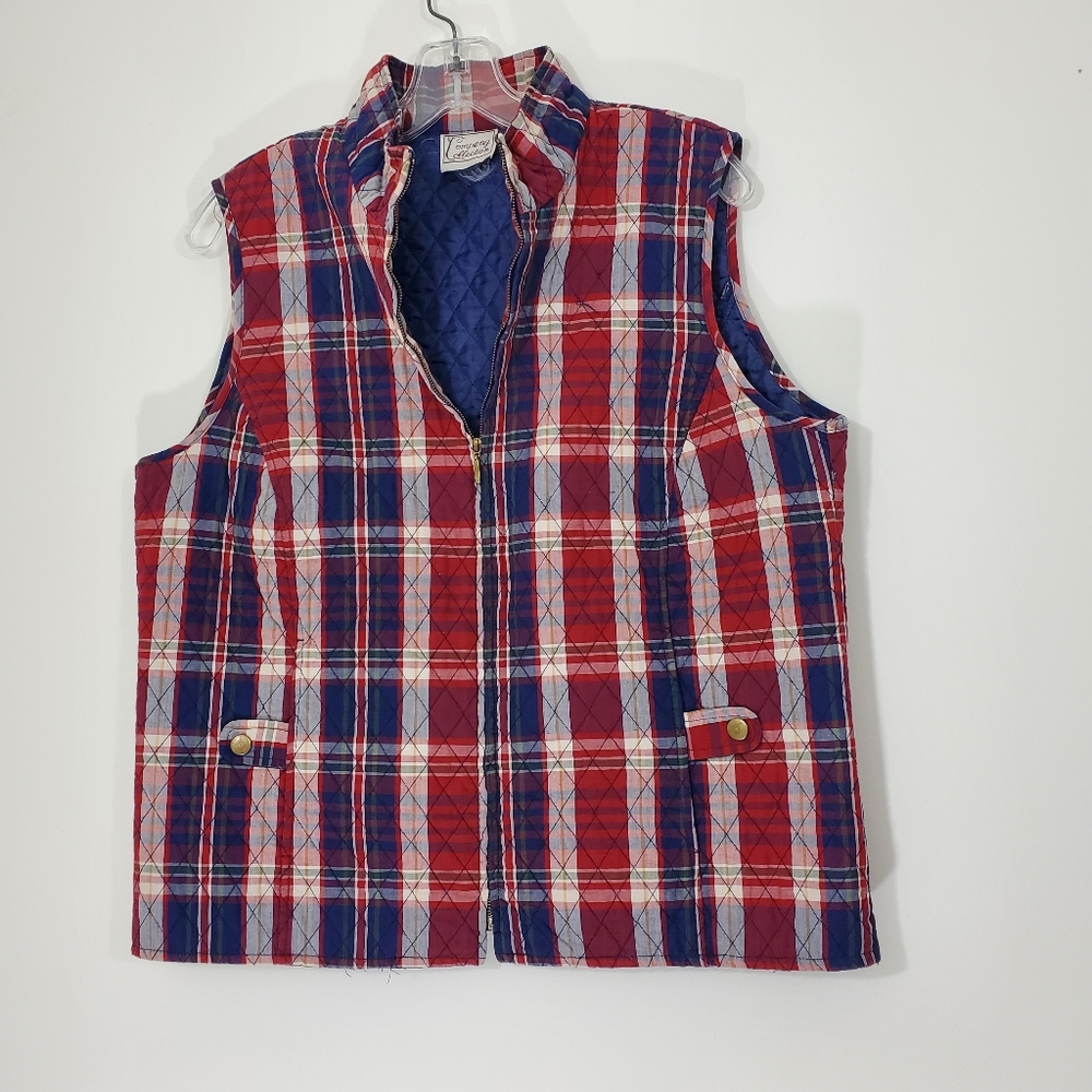 Company Collections Zip front vest, Size Large